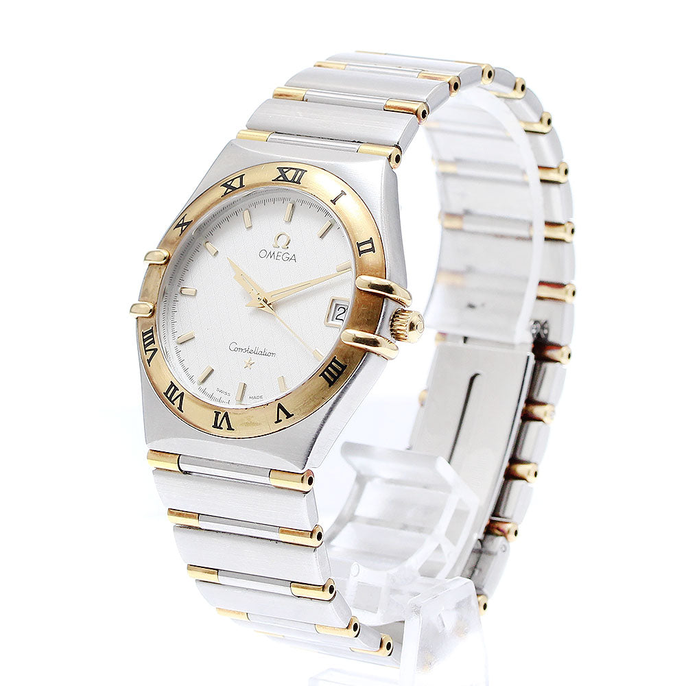 OMEGA Constellation 1312.30 date half bar Silver Dial Quartz Men's Watch_909503