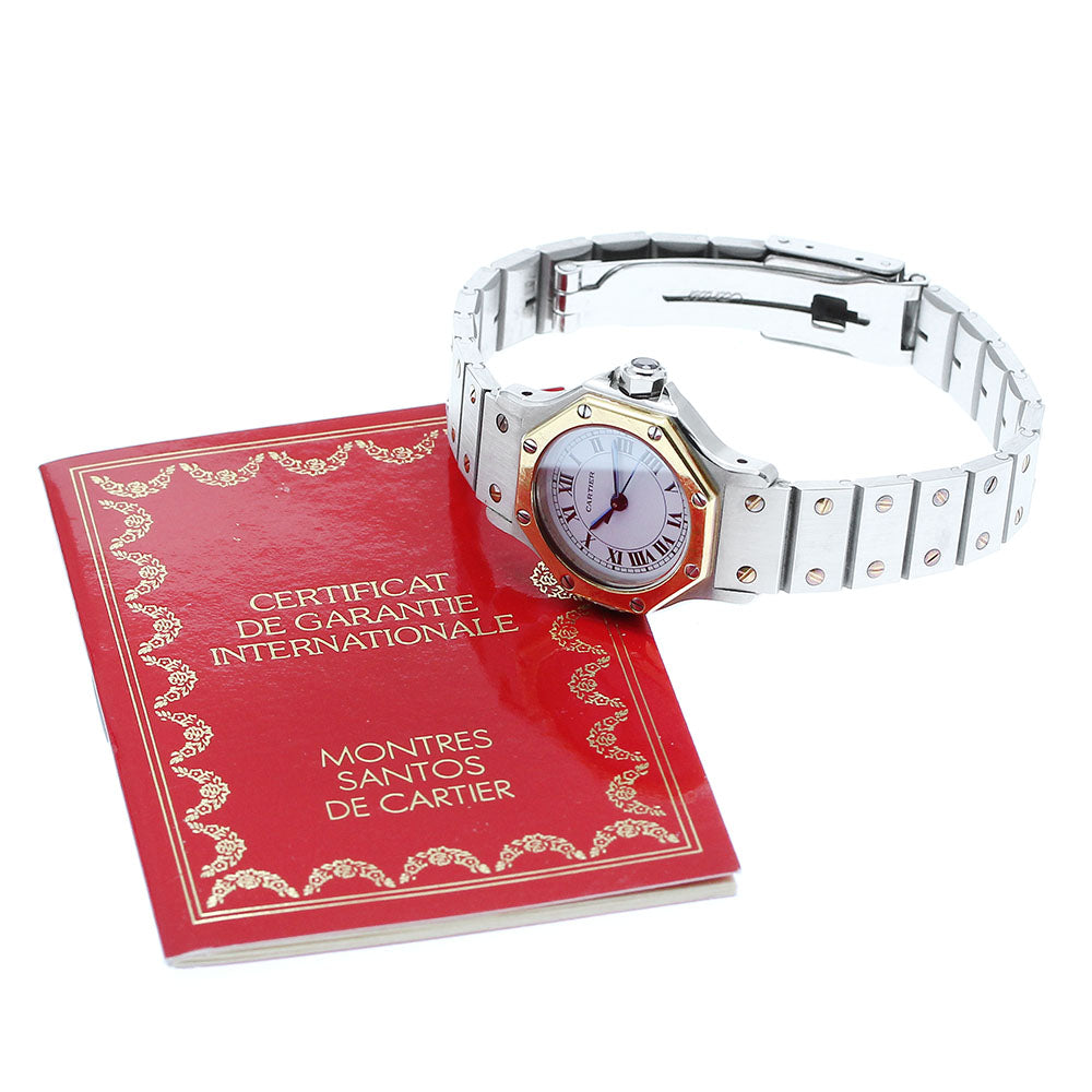 CARTIER Santos Octagon SM white Dial Automatic Ladies Watch_909530