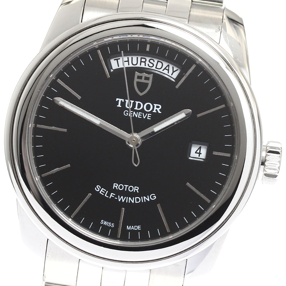 TUDOR Glamor Day Date 56000 black Dial Automatic Men's Watch_909533