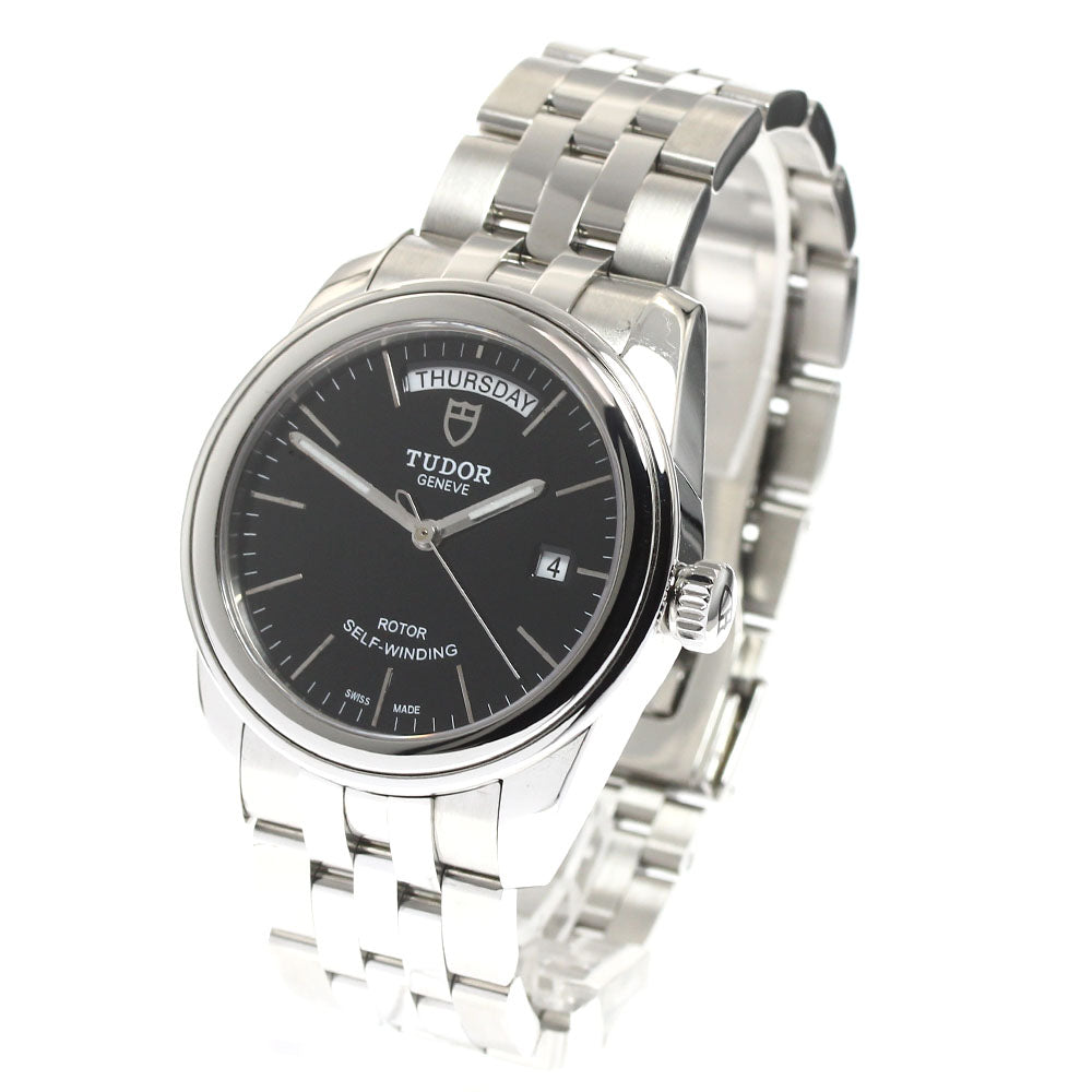 TUDOR Glamor Day Date 56000 black Dial Automatic Men's Watch_909533