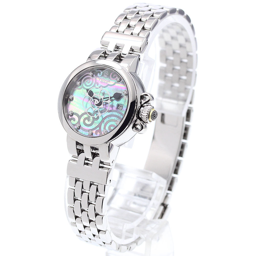TUDOR Claire de Rose 35100 Date 10P diamond shell Dial Automatic Ladies Watch_909540