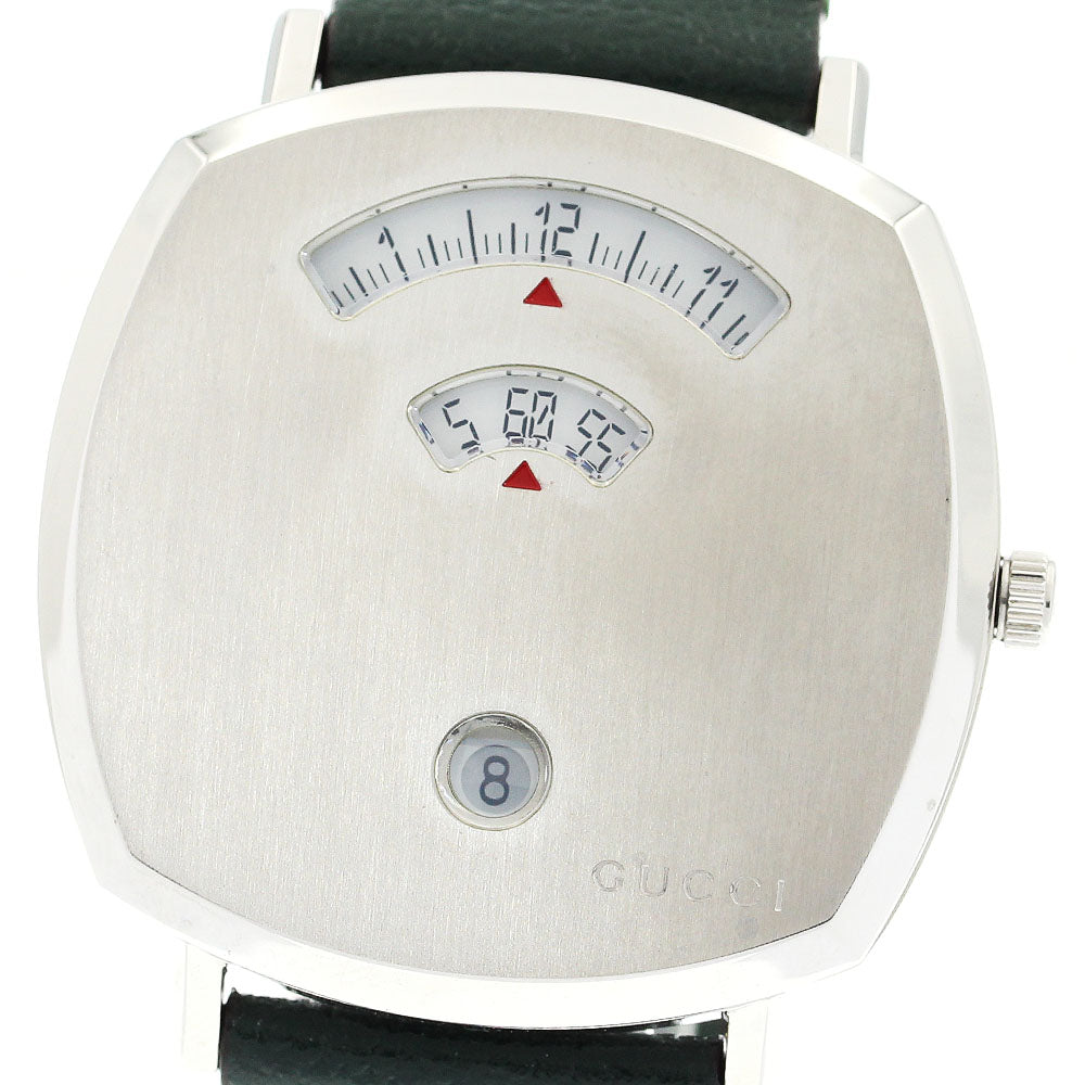GUCCI Grip watch 157.3 Date white Dial Quartz Men's Watch_909542
