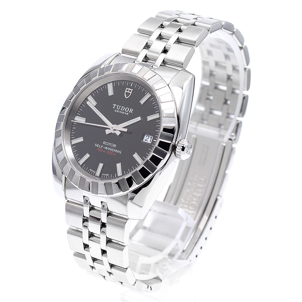 TUDOR Classic 21010 Date Black Dial Automatic Men's Watch_909546