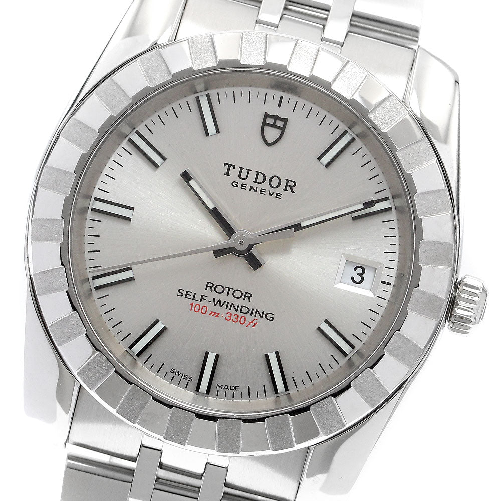 TUDOR Classic 21010 Date Silver Dial Automatic Men's Watch_909549