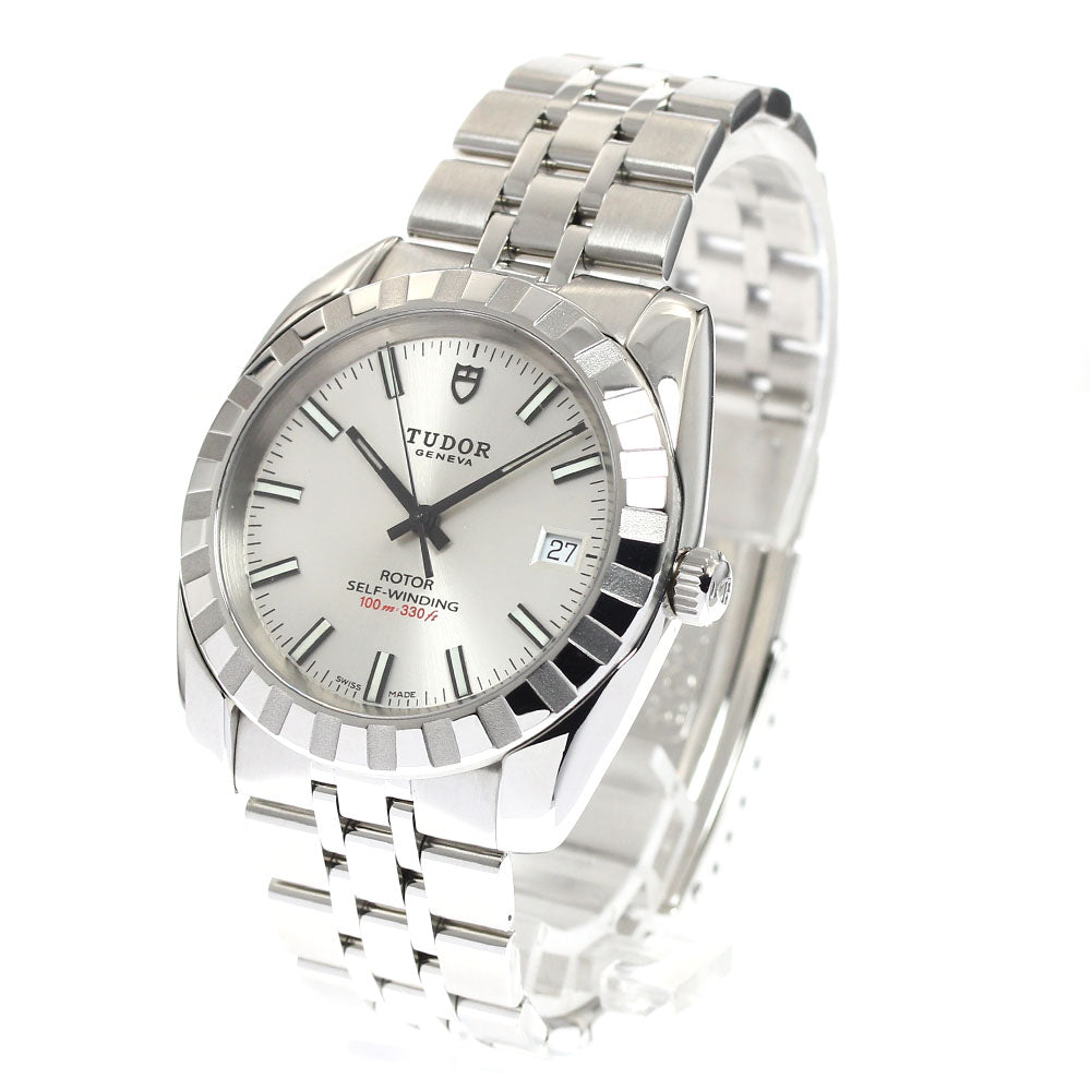 TUDOR Classic 21010 Date Silver Dial Automatic Men's Watch_909550
