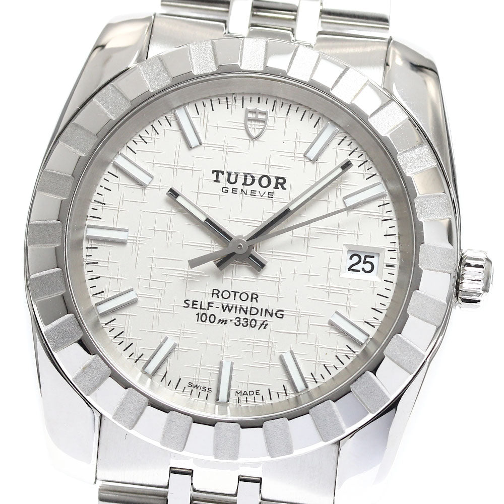 TUDOR Classic 21010 Date Silver Dial Automatic Men's Watch_909552