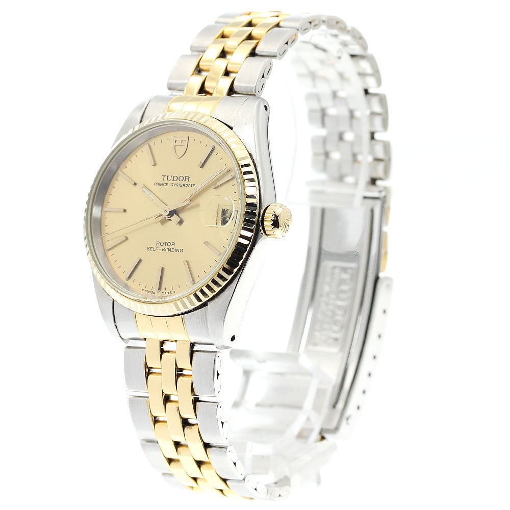 TUDOR Prince Oyster Date 72033 gold Dial Automatic Boy's Watch_909555