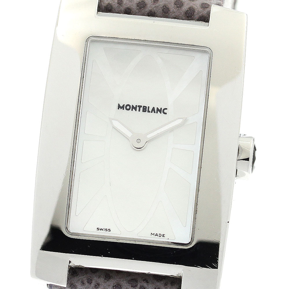 MONTBLANC 7183 White shell Dial Quartz Ladies Watch_909557