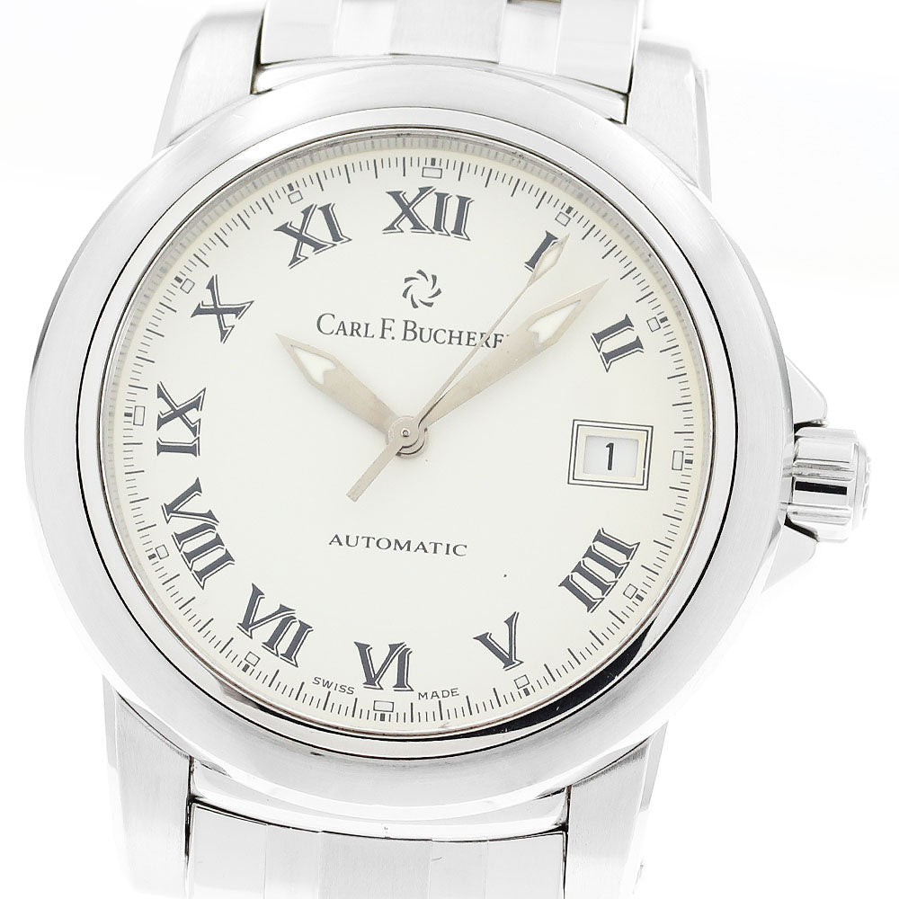 CARL F.BUCHERER Patravi 10617.08 Date white Dial Automatic Men's Watch_909564