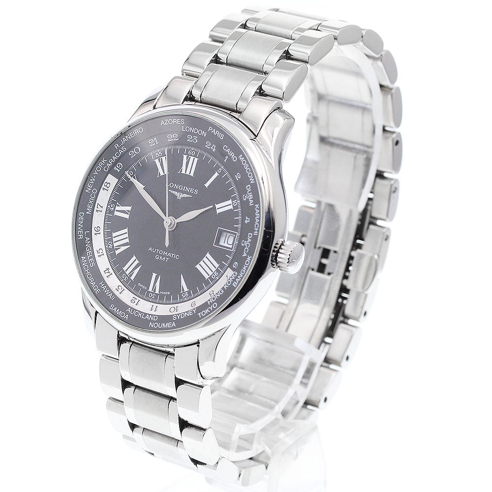 LONGINES Master collection L2.631.4 GMT black Dial Automatic Men's Watch_909565