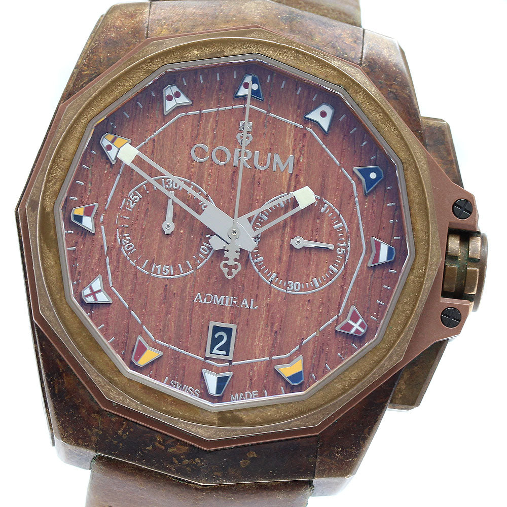 CORUM Admirals cup 116.200.53/0F62 AW01 Chronograph Bronze Wood AT Men's_909577