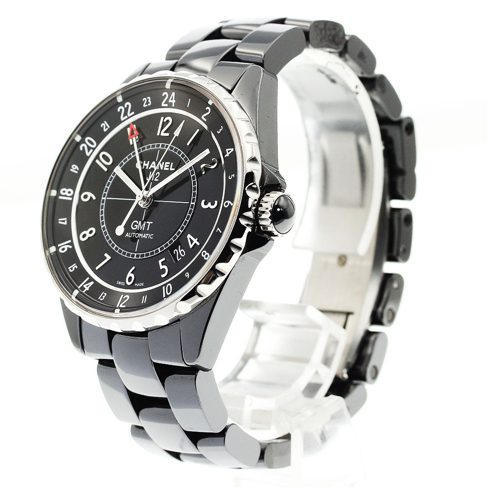 CHANEL J12 GMT H3102 Black ceramic black Dial Automatic Men's Watch_909593