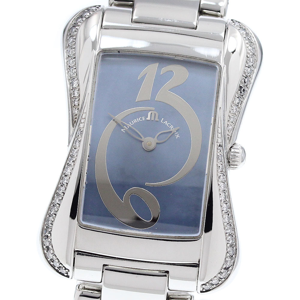 Maurice Lacroix Divina DV5012 Date Blue shell Dial Quartz Ladies Watch_909597