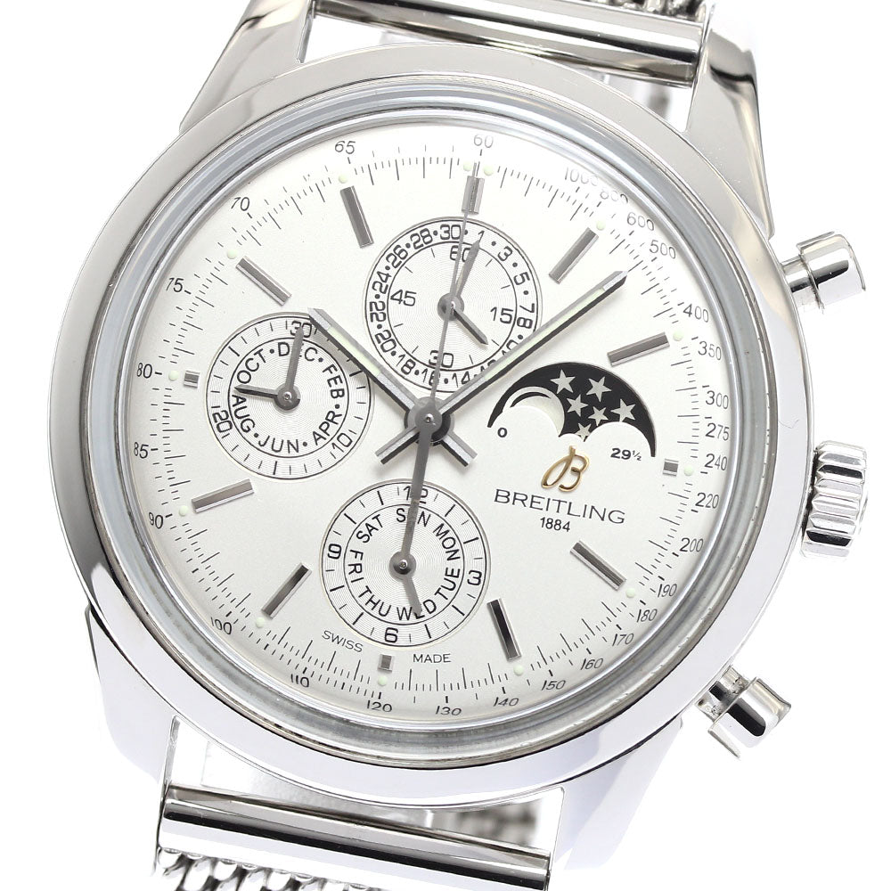 BREITLING Transocean A19310 Chronograph Moon Phase Automatic Men's Watch_909601