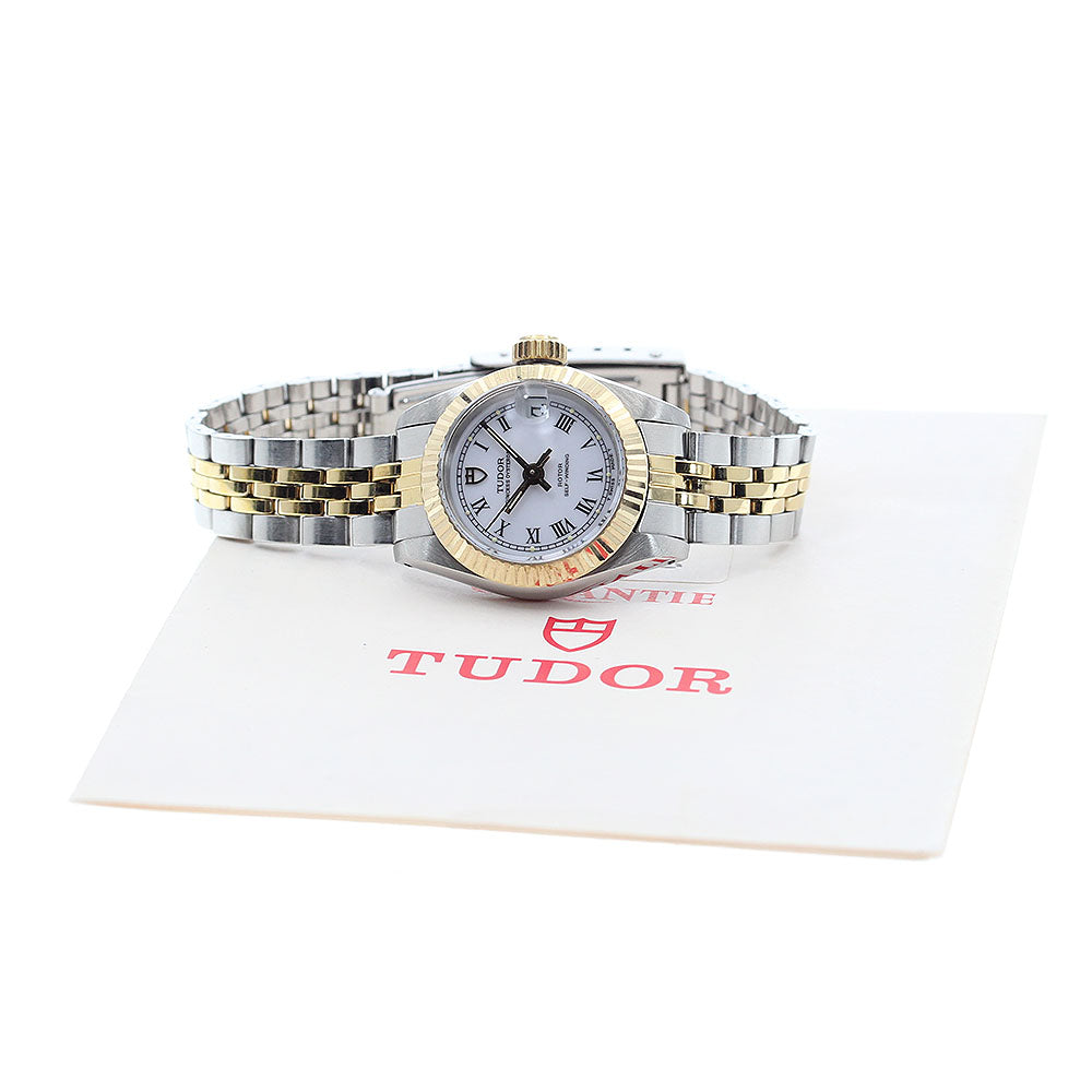 TUDOR Princess Oyster Date 92313 Cal.2671 YG bezel Automatic Ladies Watch_909612