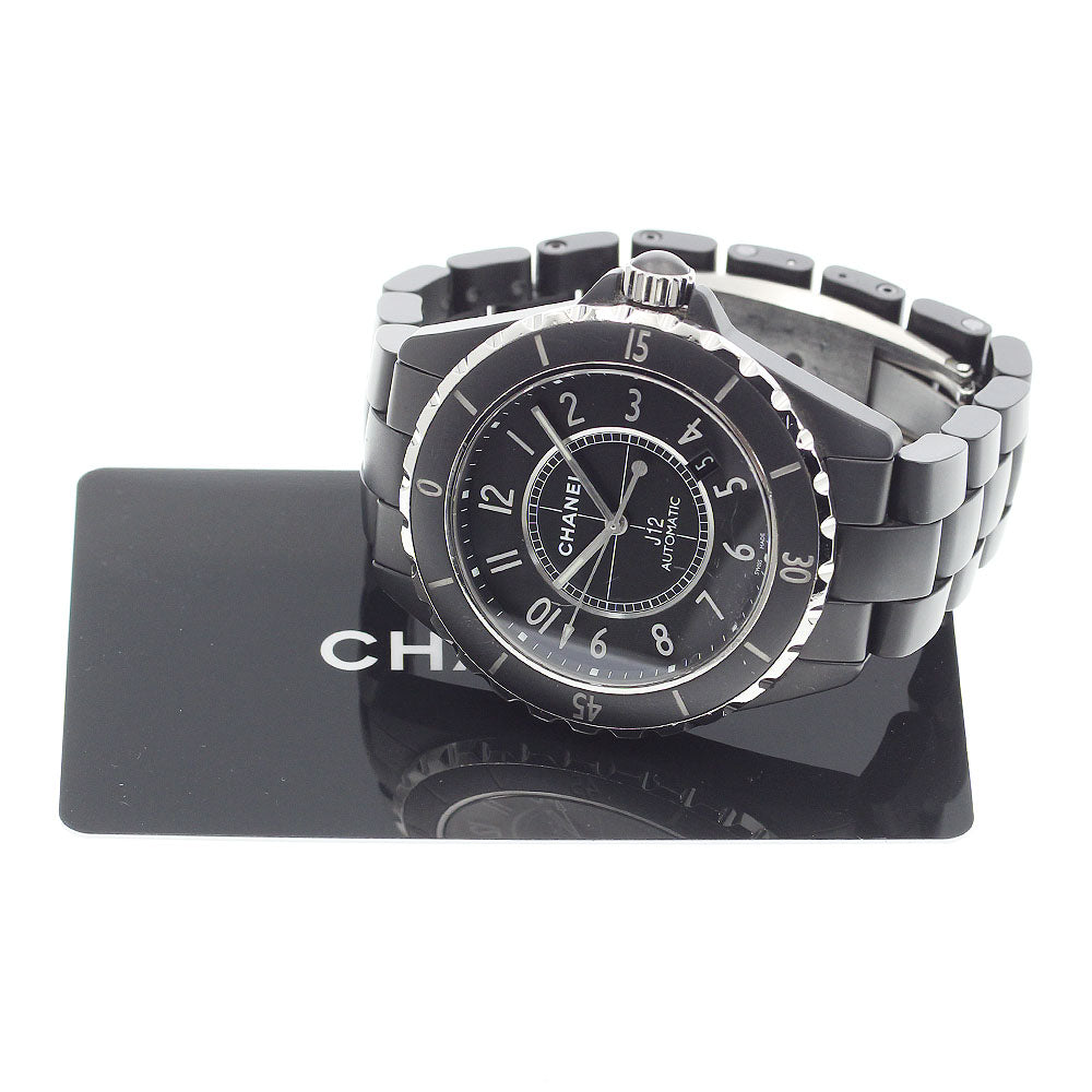CHANEL J12 H3131 Matte Black Ceramic 42MM Automatic Men's Watch_909614