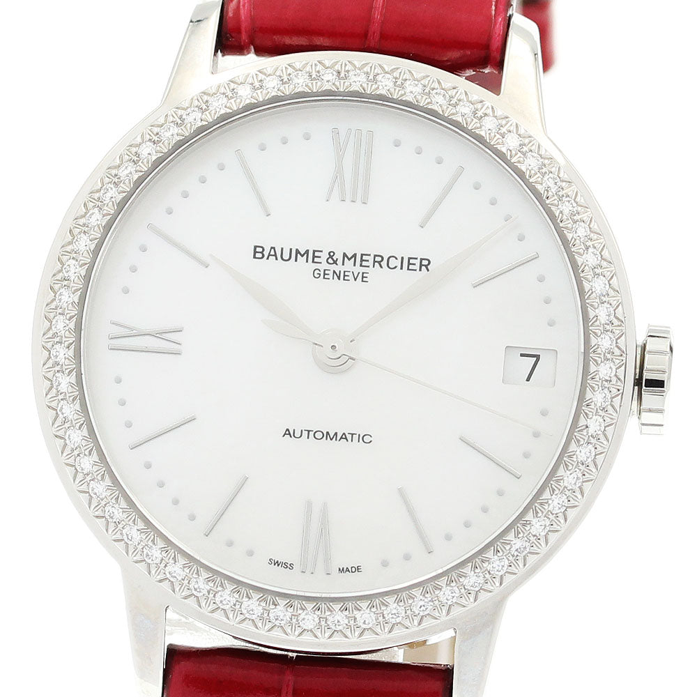 Baume & Mercier Classima M0A10546 Diamond Bezel White shell Dial Automatic Ladies Watch_909624