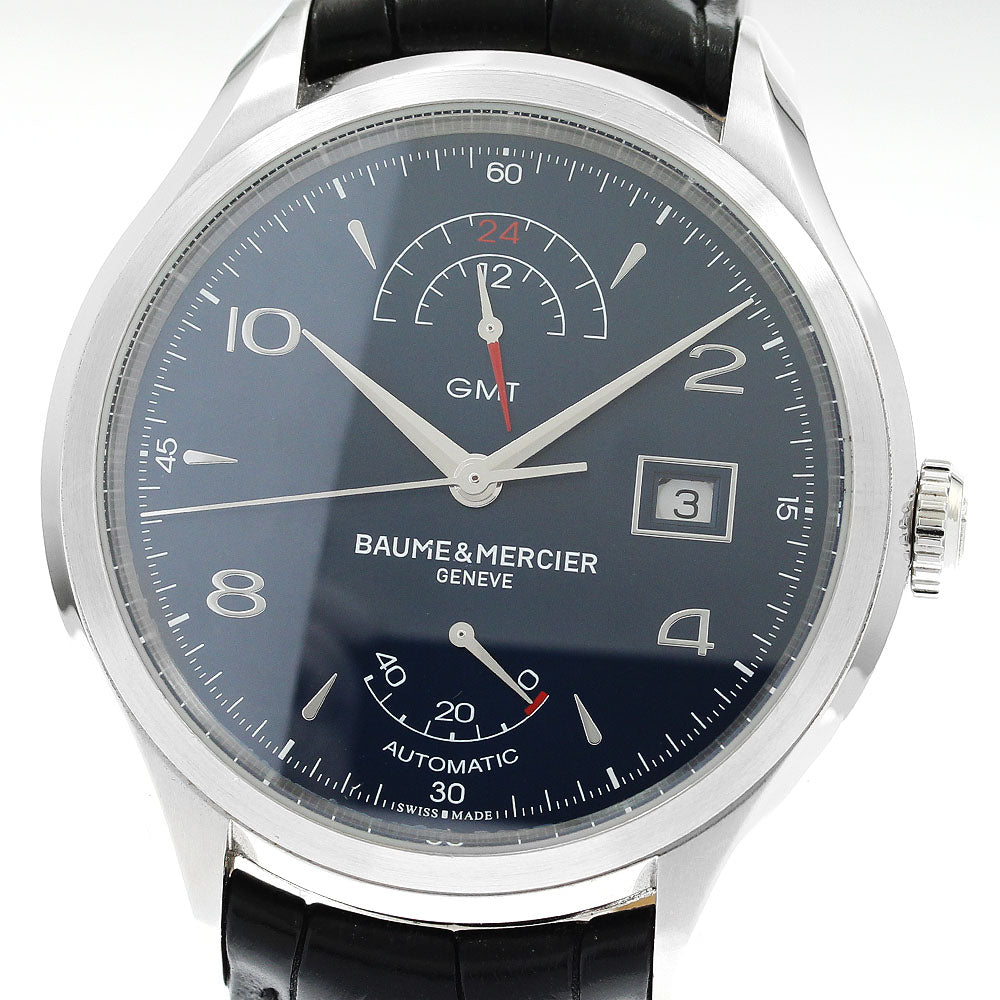 Baume & Mercier Clifton GMT M0A10422 Date power reserve blue Dial Automatic Men's Watch_909630