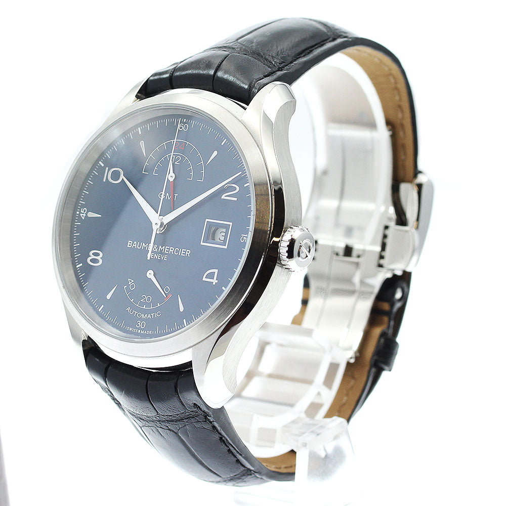 Baume & Mercier Clifton GMT M0A10422 Date power reserve blue Dial Automatic Men's Watch_909630
