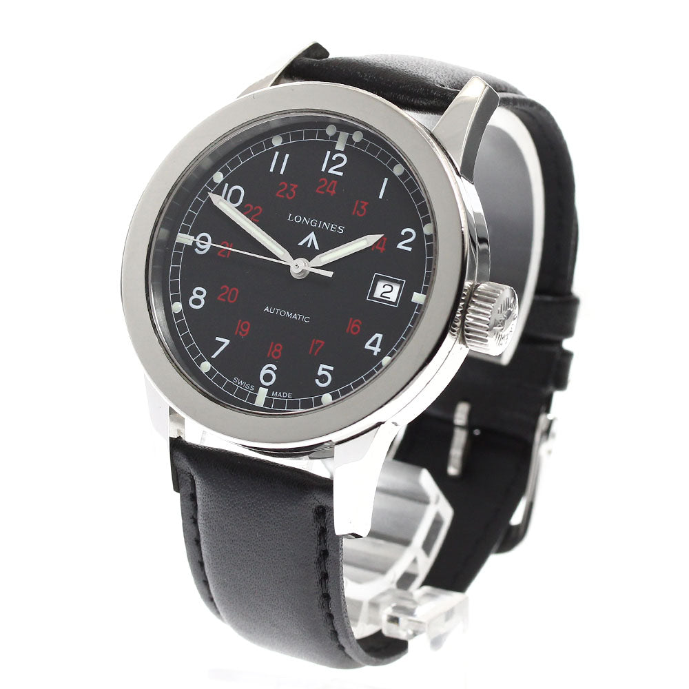 LONGINES Heritage Military L2.832.4 Date black Dial Automatic Men's Watch_909631
