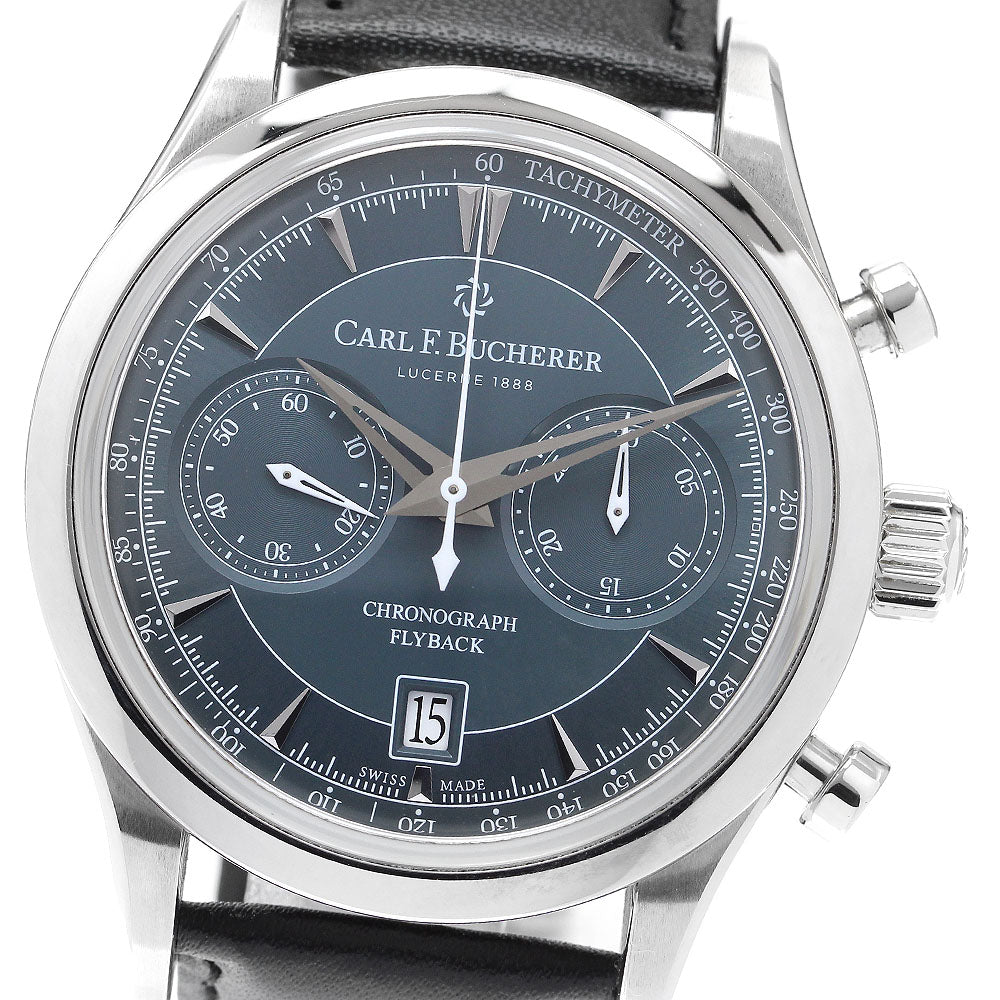 CARL F.BUCHERER manero flyback 00.10919.08.93.01 Automatic Men's Watch_909633