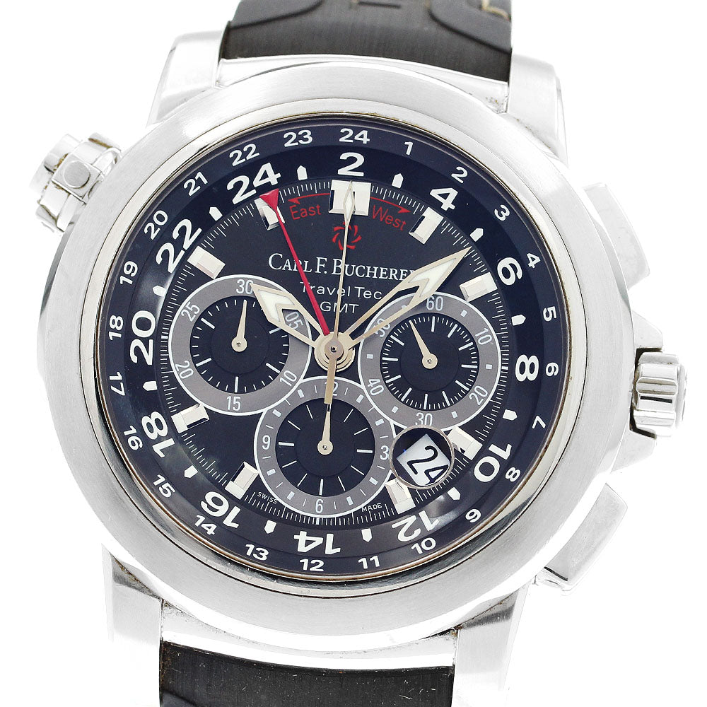 CARL F.BUCHERER Patrabi Travel Tech 00.10620.08.33.01 GMT Automatic Men's_909636
