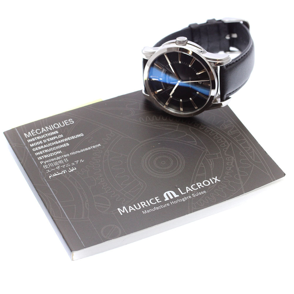 MAURICE LACROIX Pontos PT6158 Day date black Dial Automatic Men's Watch_909637