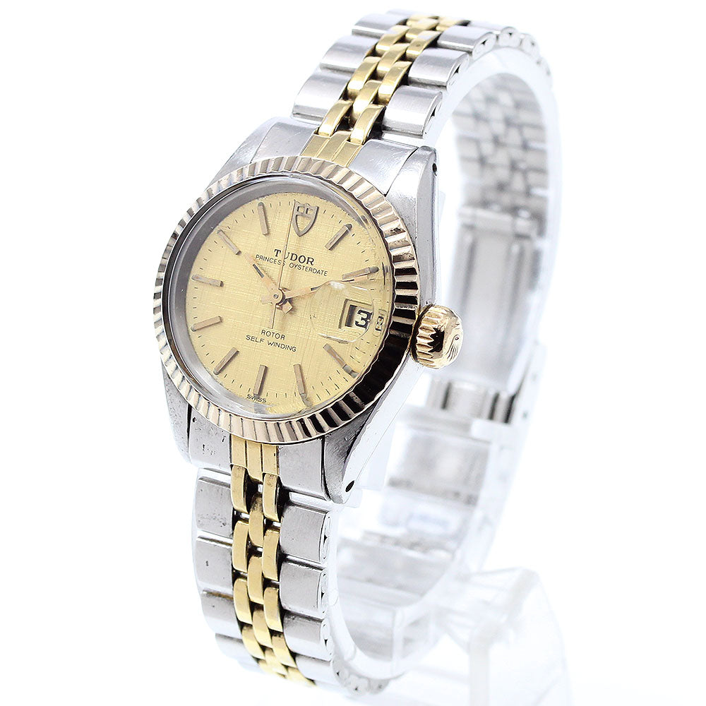 TUDOR Princess Oyster Date 92413 YG bezel Automatic Ladies Watch_909653