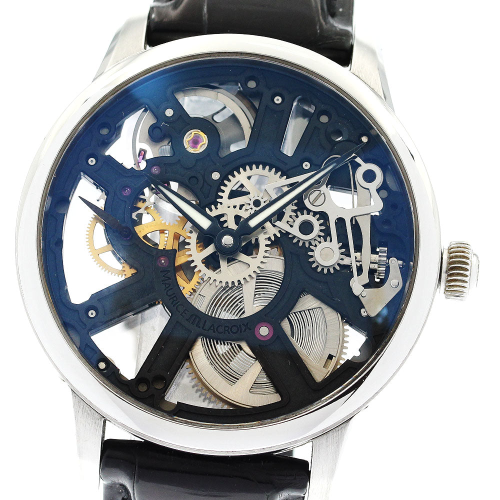 MAURICE LACROIX Masterpiece skeleton MP7228 skeleton Dial Hand Winding Men's Watch_909667