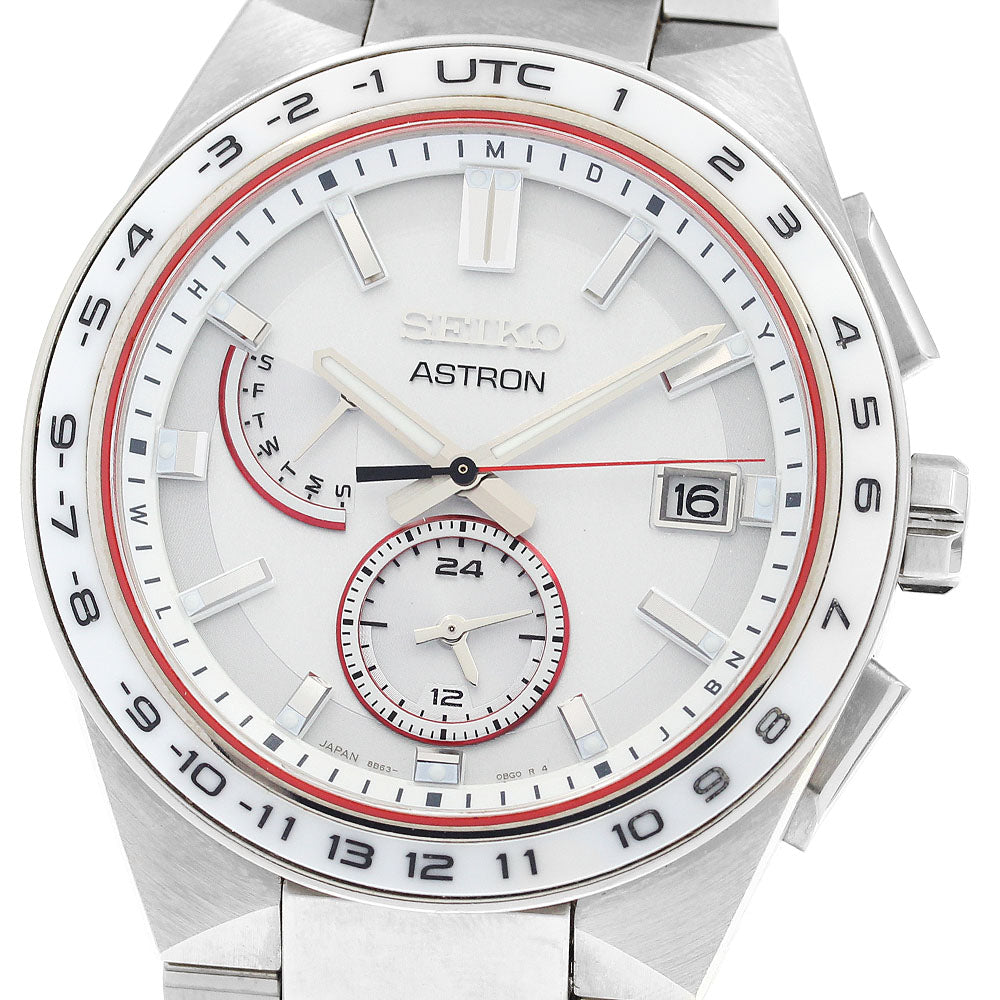 SEIKO Astron SBXY059/8B63-0BG0 Day date Solar Powered Radio Men's Watch_909670