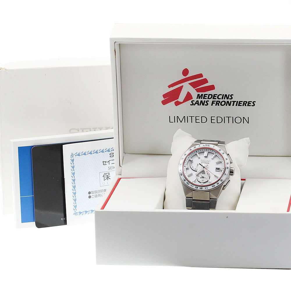 SEIKO Astron SBXY059/8B63-0BG0 Day date Solar Powered Radio Men's Watch_909670