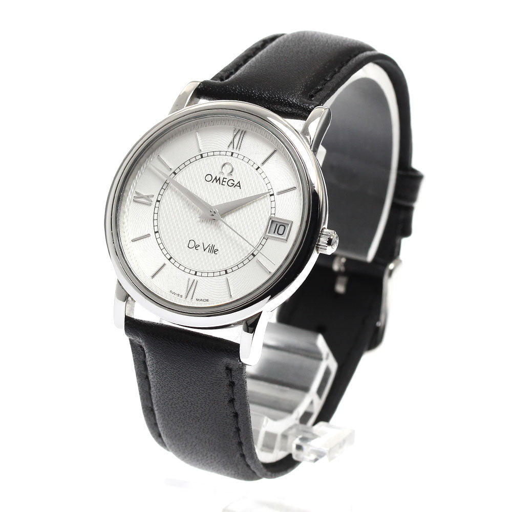 OMEGA De Ville Prestige 7824.31.01 Date Silver Dial Quartz Men's Watch_909681