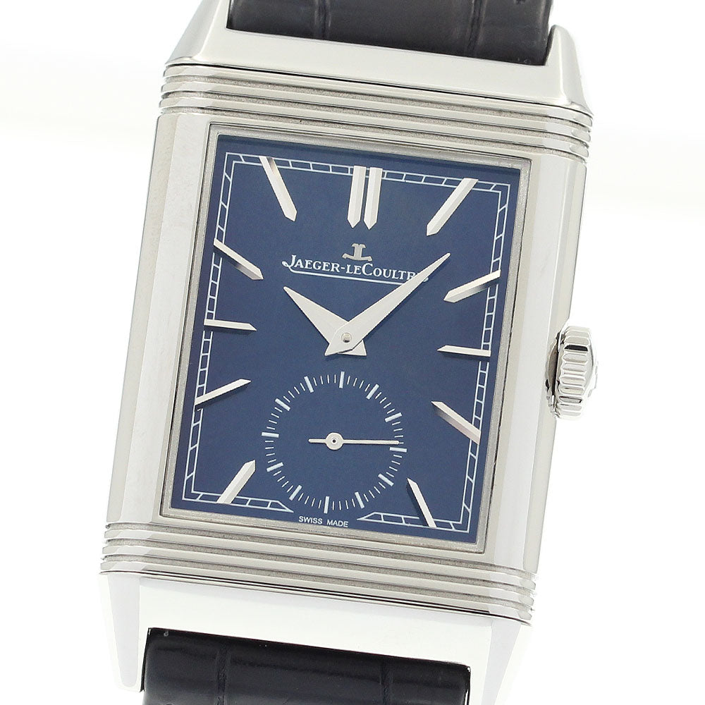 JAEGER-LECOULTRE Reverso Tribute Small Second Q3978480/214.8.62 blue Dial Hand Winding Men's Watch_909691