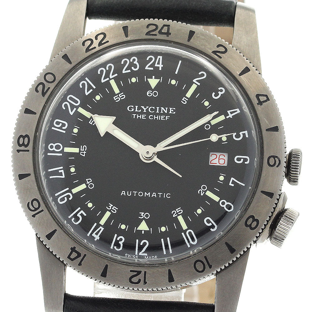 GLYCINE Airman Pilot GL0252 black Dial Automatic Men's Watch_909703