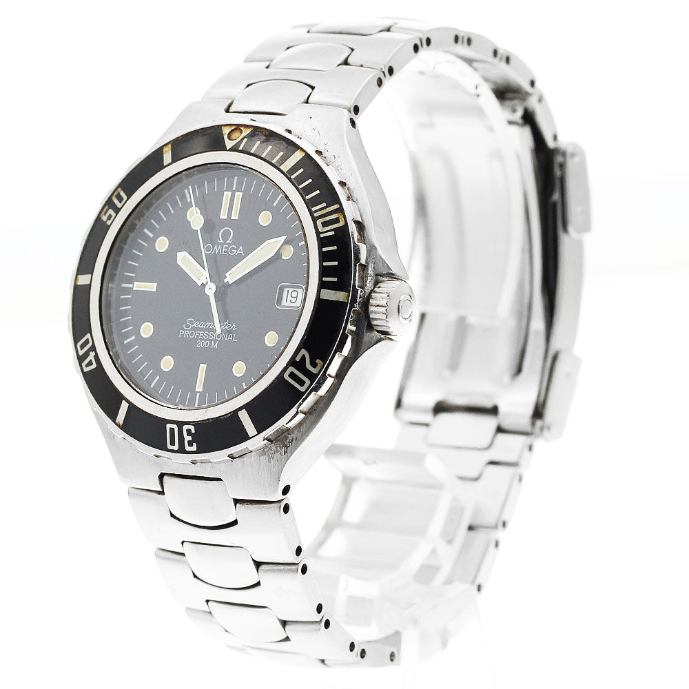 OMEGA Seamaster200 Date Black Dial Quartz Men's Watch_909729