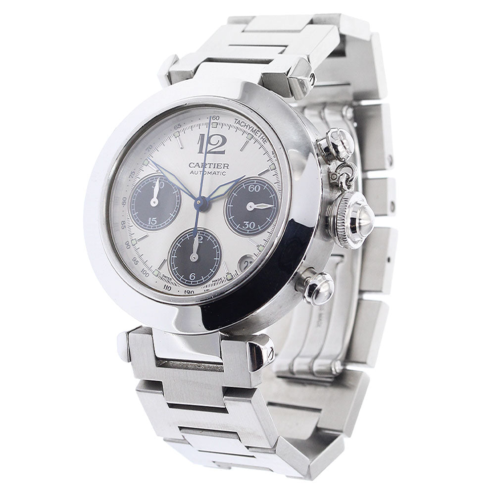 CARTIER Pasha C W31048M7 Chronograph Date Automatic Boy's Watch_909733