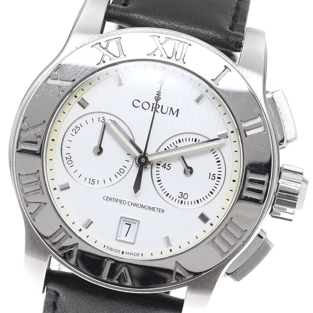 CORUM Romulus 984.715.20/0F01 EB77 Chronograph Date white Dial Automatic Men's Watch_909740