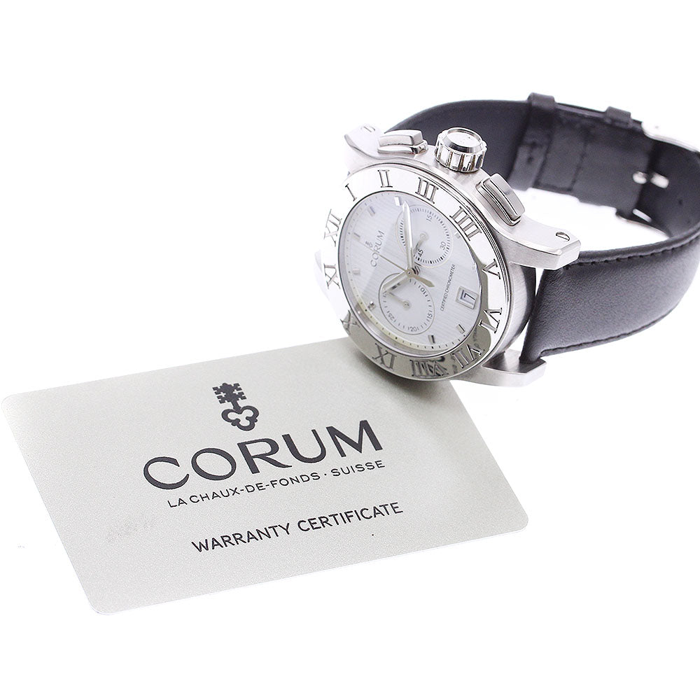 CORUM Romulus 984.715.20/0F01 EB77 Chronograph Date white Dial Automatic Men's Watch_909740