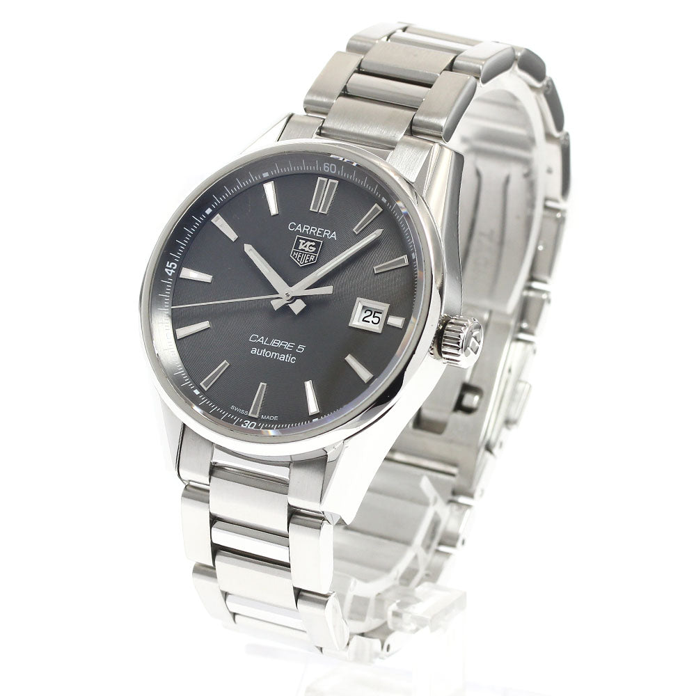 TAG HEUER Carrera Caliber 5 WAR211C-4 gray Dial Automatic Men's Watch_909749