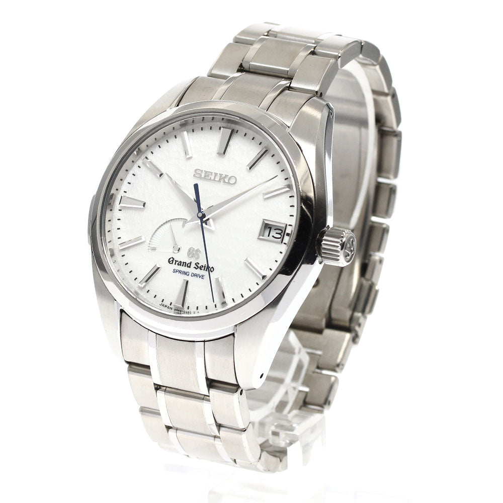 SEIKO Grand Seiko SBGA011/9R65-0AE0 Date power reserve white Dial Spring drive Men's Watch_909756