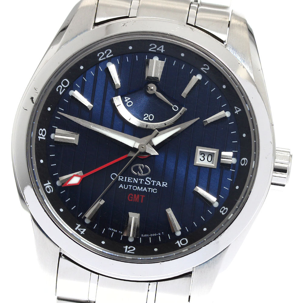 ORIENT Orient star WZ0071DJ GMT power reserve Navy Dial Automatic Men's_909757