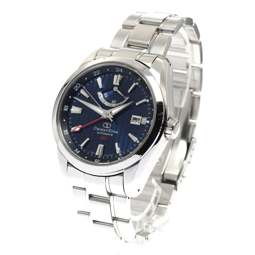 ORIENT Orient star WZ0071DJ GMT power reserve Navy Dial Automatic Men's_909757