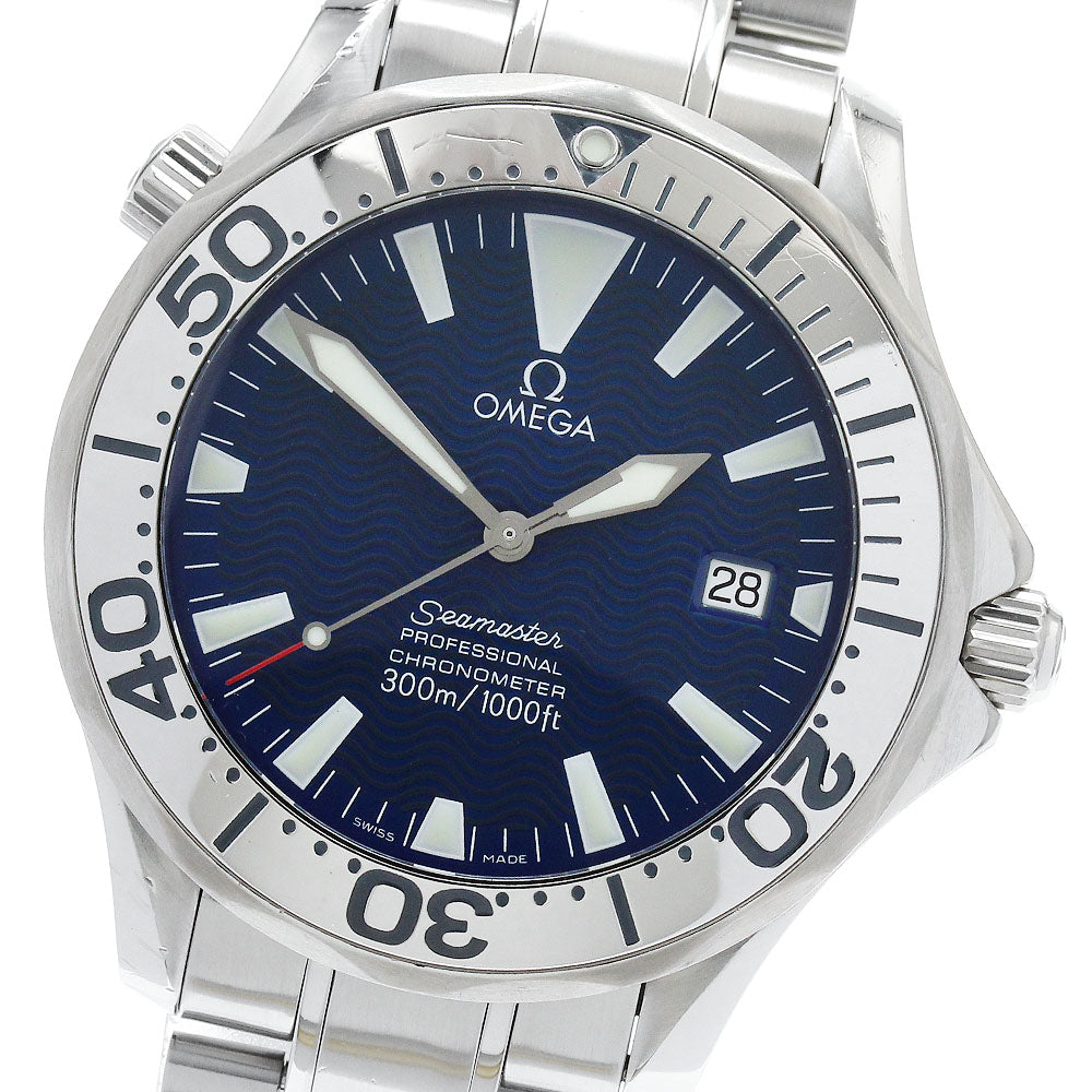 OMEGA Seamaster300 2255.80 Date blue Dial Automatic Men's Watch_909759