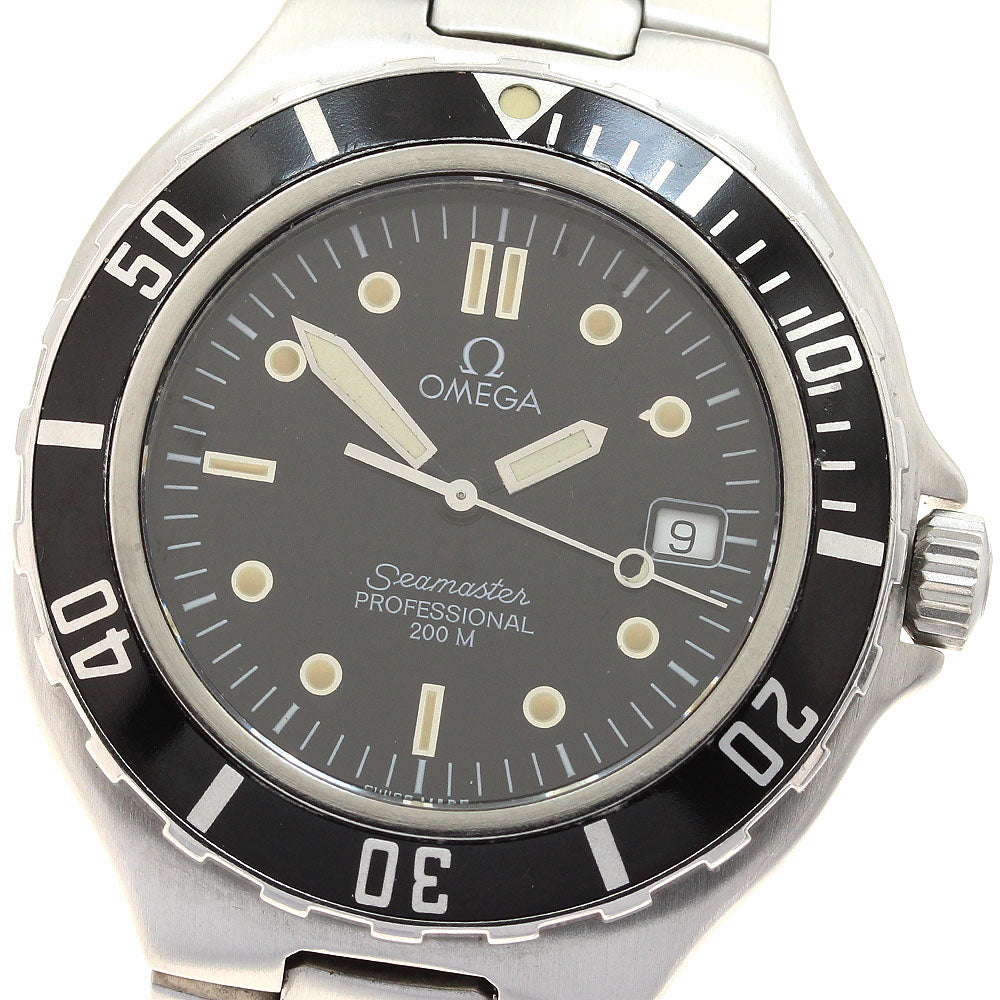 OMEGA Seamaster200 Date Black Dial Quartz Men's Watch_909761