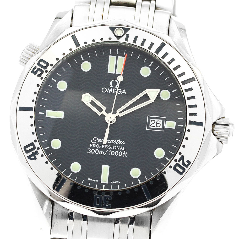 OMEGA Seamaster300 Professional 2542.80 Date Navy Dial Quartz Men's Watch_909780