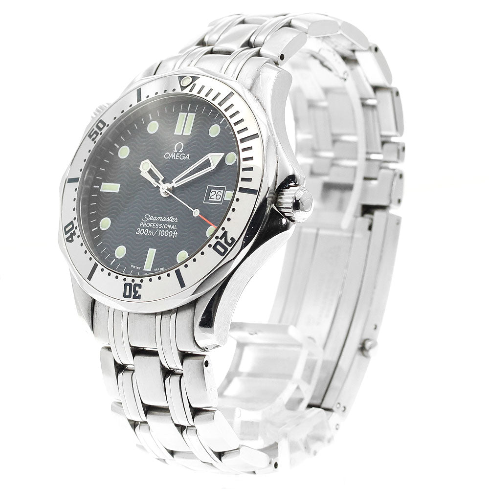 OMEGA Seamaster300 Professional 2542.80 Date Navy Dial Quartz Men's Watch_909780