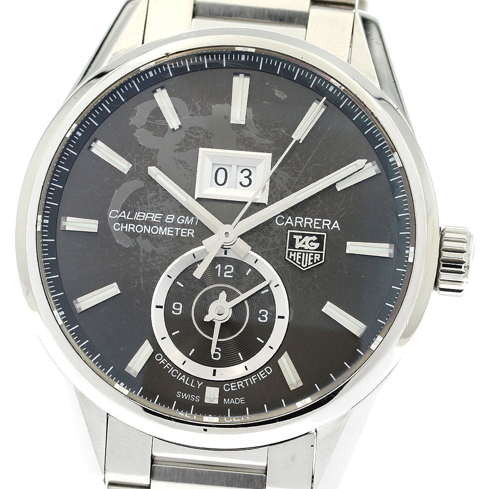 TAG HEUER Carrera Grand Date WAR5012.BA0723 GMT Automatic Men's Watch_909793