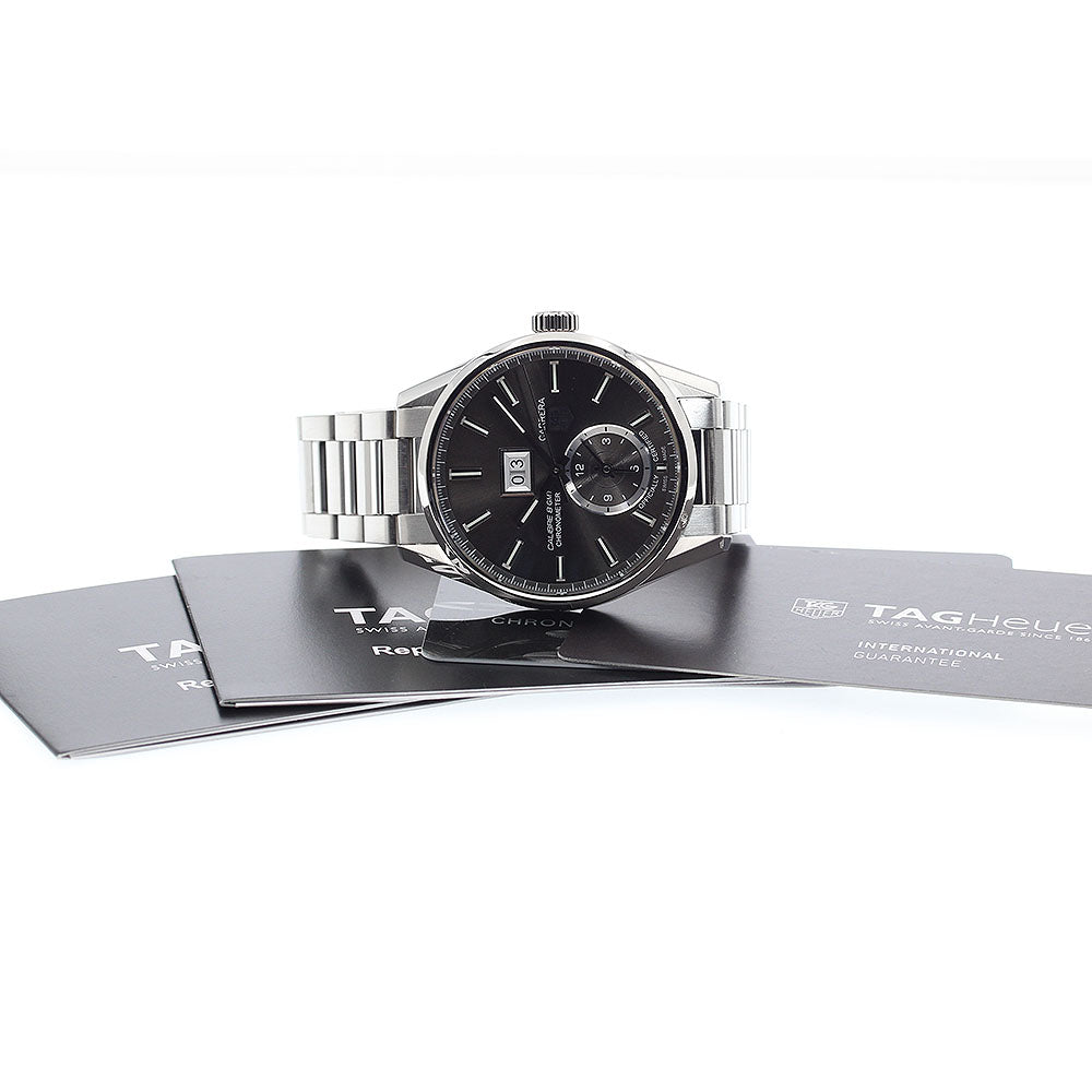 TAG HEUER Carrera Grand Date WAR5012.BA0723 GMT Automatic Men's Watch_909793