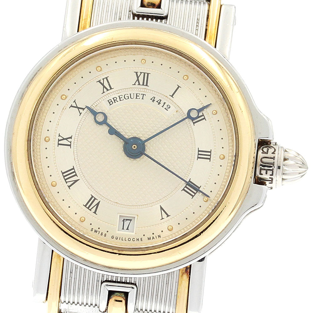 Breguet Marine 8400SA/12/X70 Date Champagne Gold Dial Automatic Ladies_909831