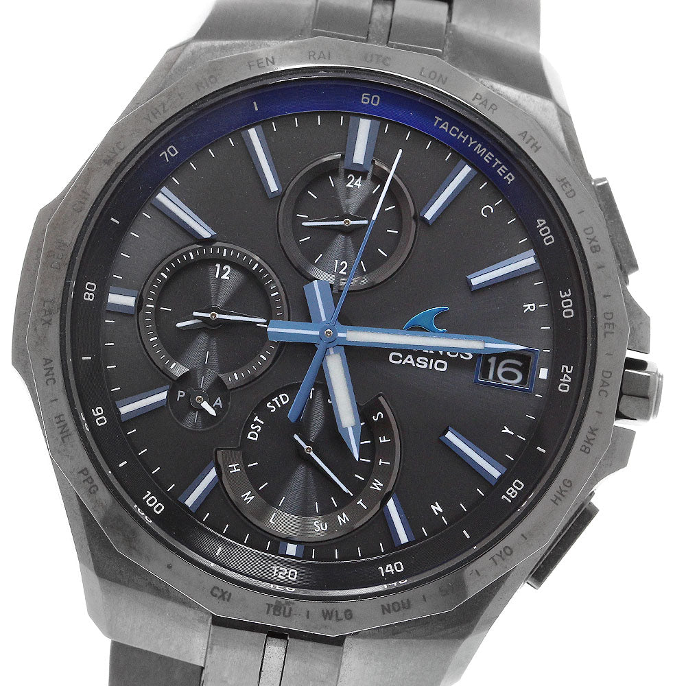 CASIO Oceanus Manta OCW-S5000B-1AJF black Dial Solar Powered Radio Men's_909837